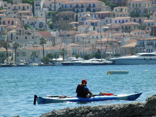 Guiding tour Poros-Methana volceno with sea kayak - Πόρος-Υφεστειο Μεθάνων με sea kayak  