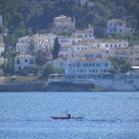 Guiding tour  Spetses island, Porto Heli, Ermioni with sea kayak ,There are green deep blue cristal  clear water all oround this coast line with unique morgology!  Σπέτσες Πόρτο χέλι Ερμιόνη με seakayak