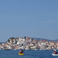 Guiding tour Poros-Methana volceno with sea kayak - Πόρος-Υφεστειο Μεθάνων με sea kayak   photo2